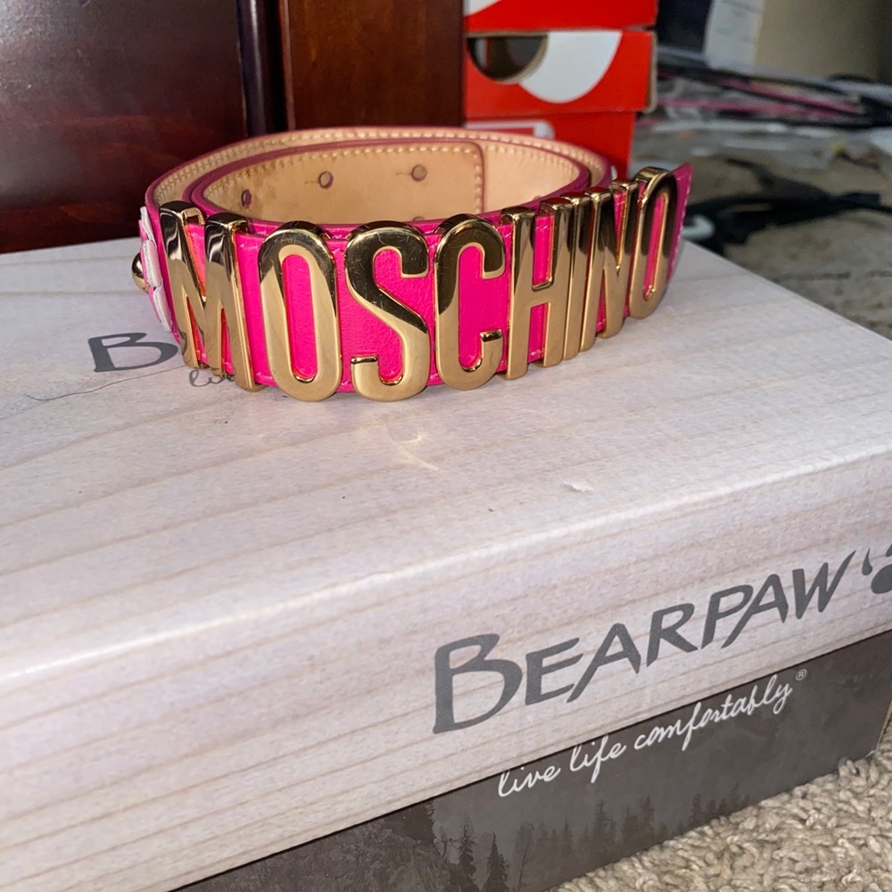 Moschino Pink Belt